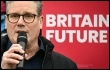 Labour-Chef Starmer am Freitag in Blackpool (AFP)